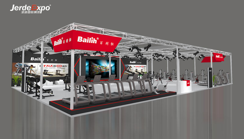 體育展臺設計效果圖 體育展臺設計效果圖